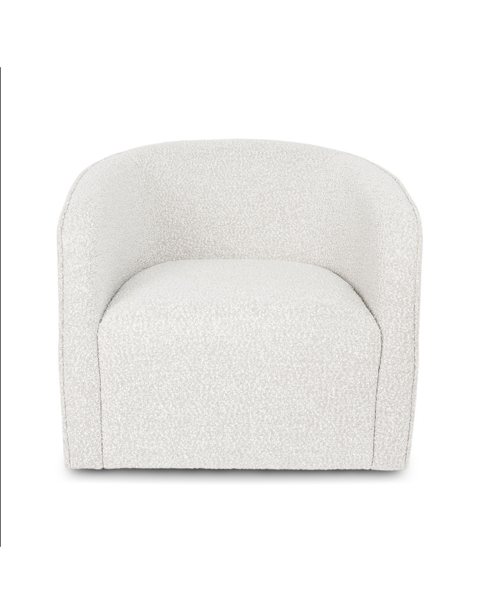 Evita Swivel Chair in  Off White