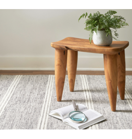 Malta Grey Handwoven Wool Rug
