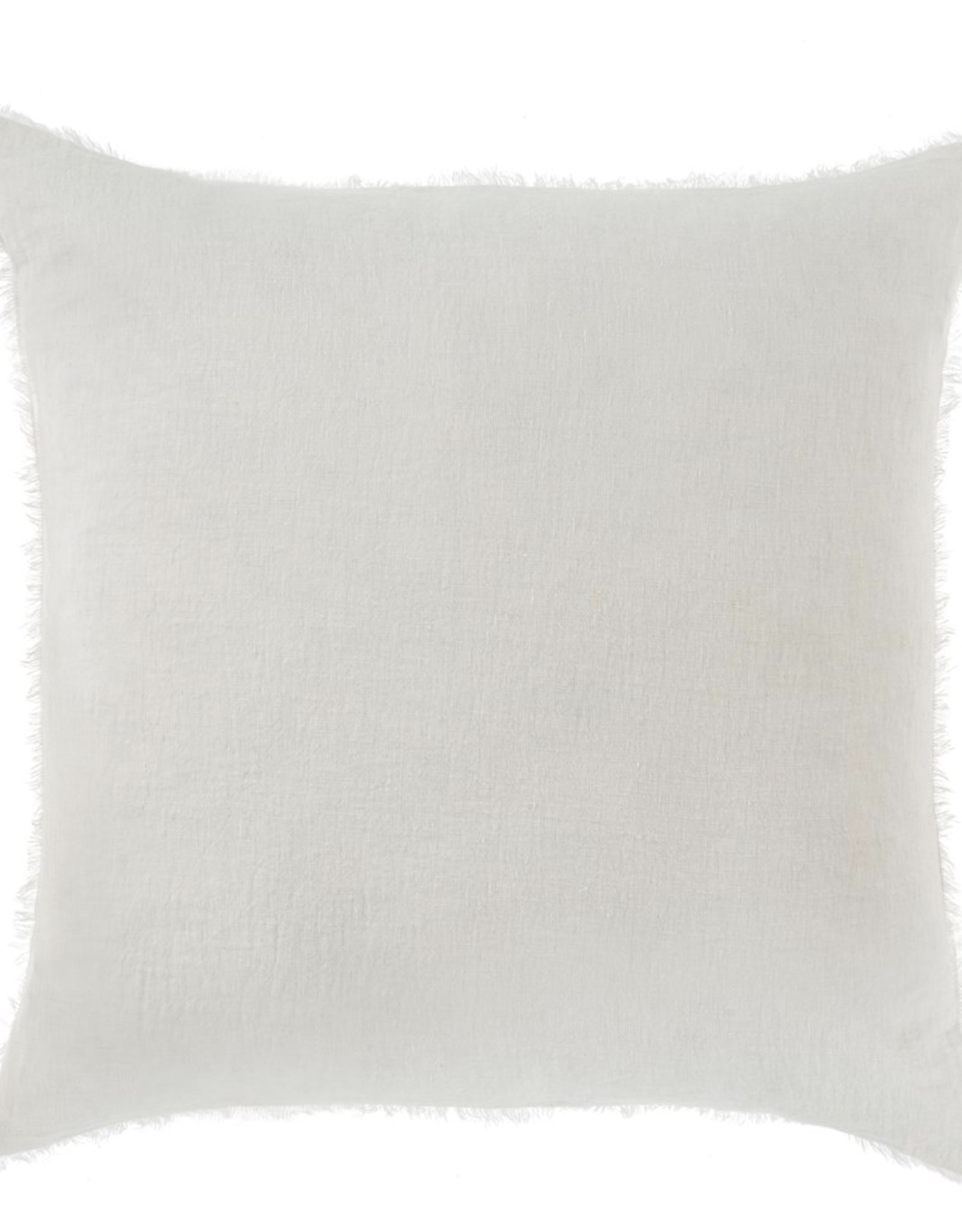 Lina Linen Pillow, White 24x24