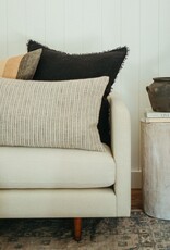 Country Stripe Linen Pillow 16x24
