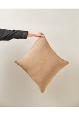Lina Linen Pillow, Hazelnut 20x20