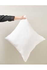 Lina Linen Pillow, White 24x24