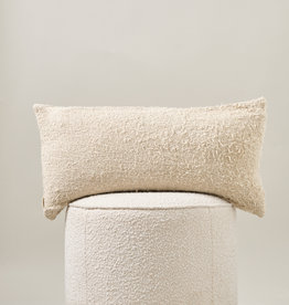 Sherpa Linen Weave Pillow, 14x31