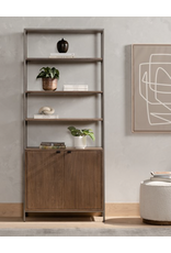Trey Modular Wide Bookcase - Auburn Poplar