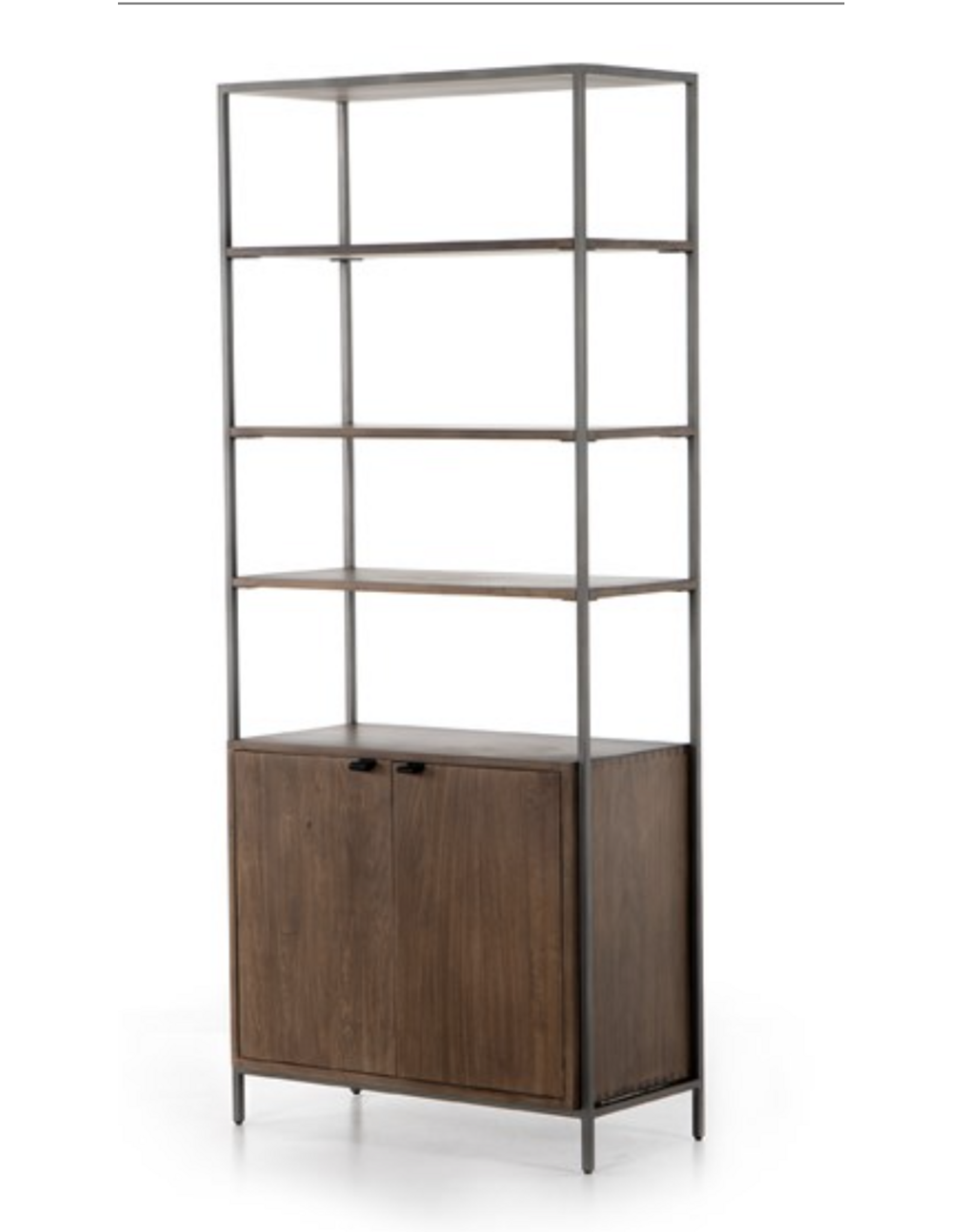 Trey Modular Wide Bookcase - Auburn Poplar