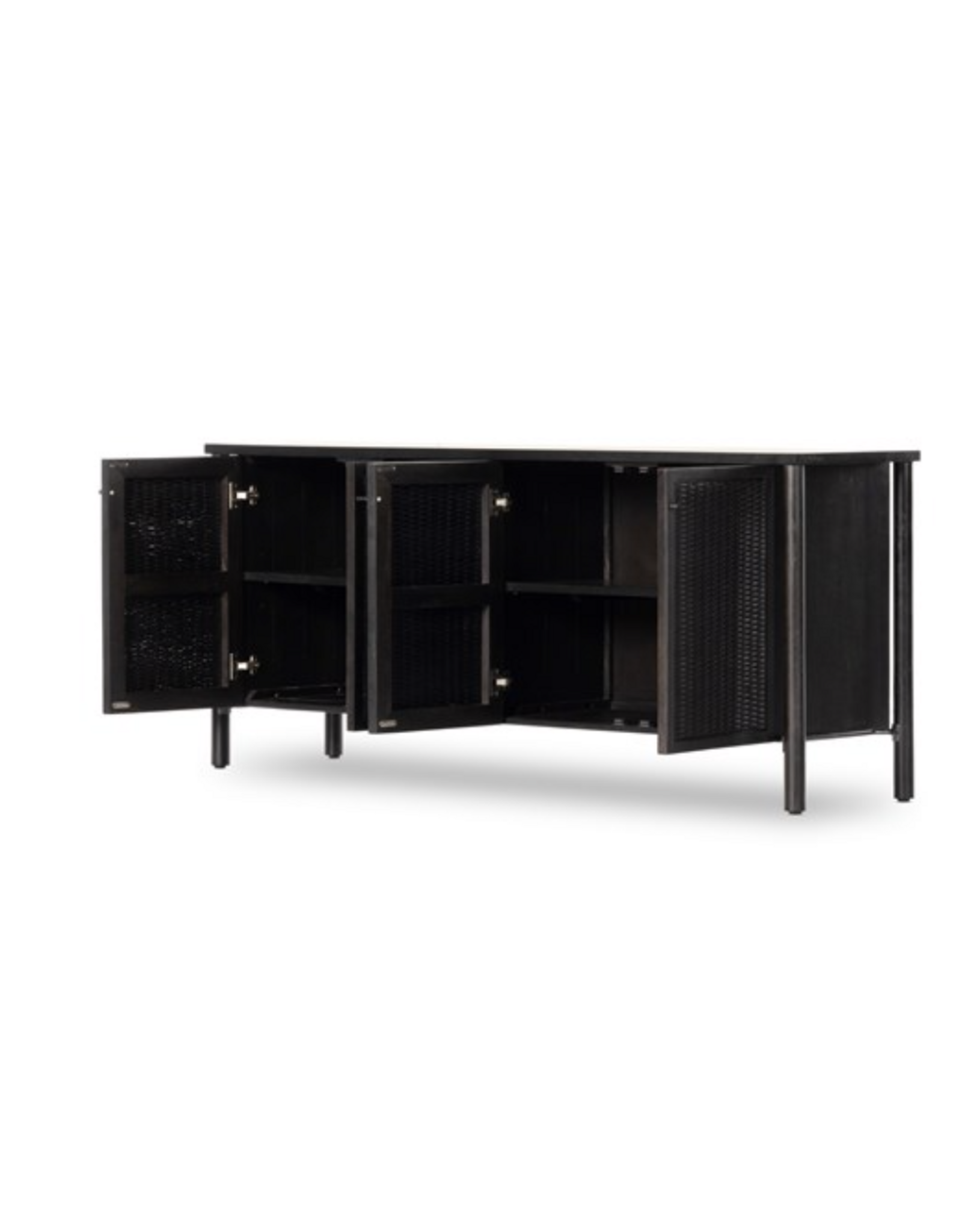 Veta Sideboard  Black Cane