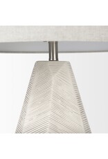 Piven Cream Textured Ceramic Table Lamp