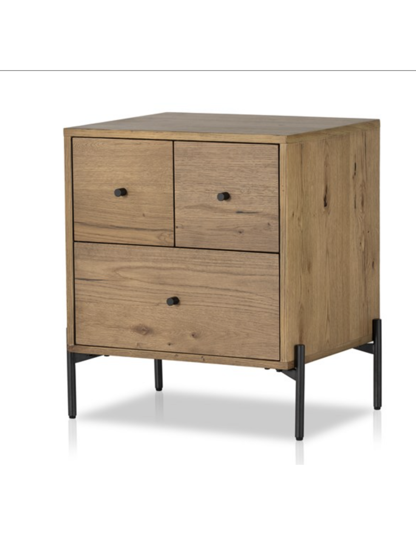 Eaton Nightstand Amber Oak Resin