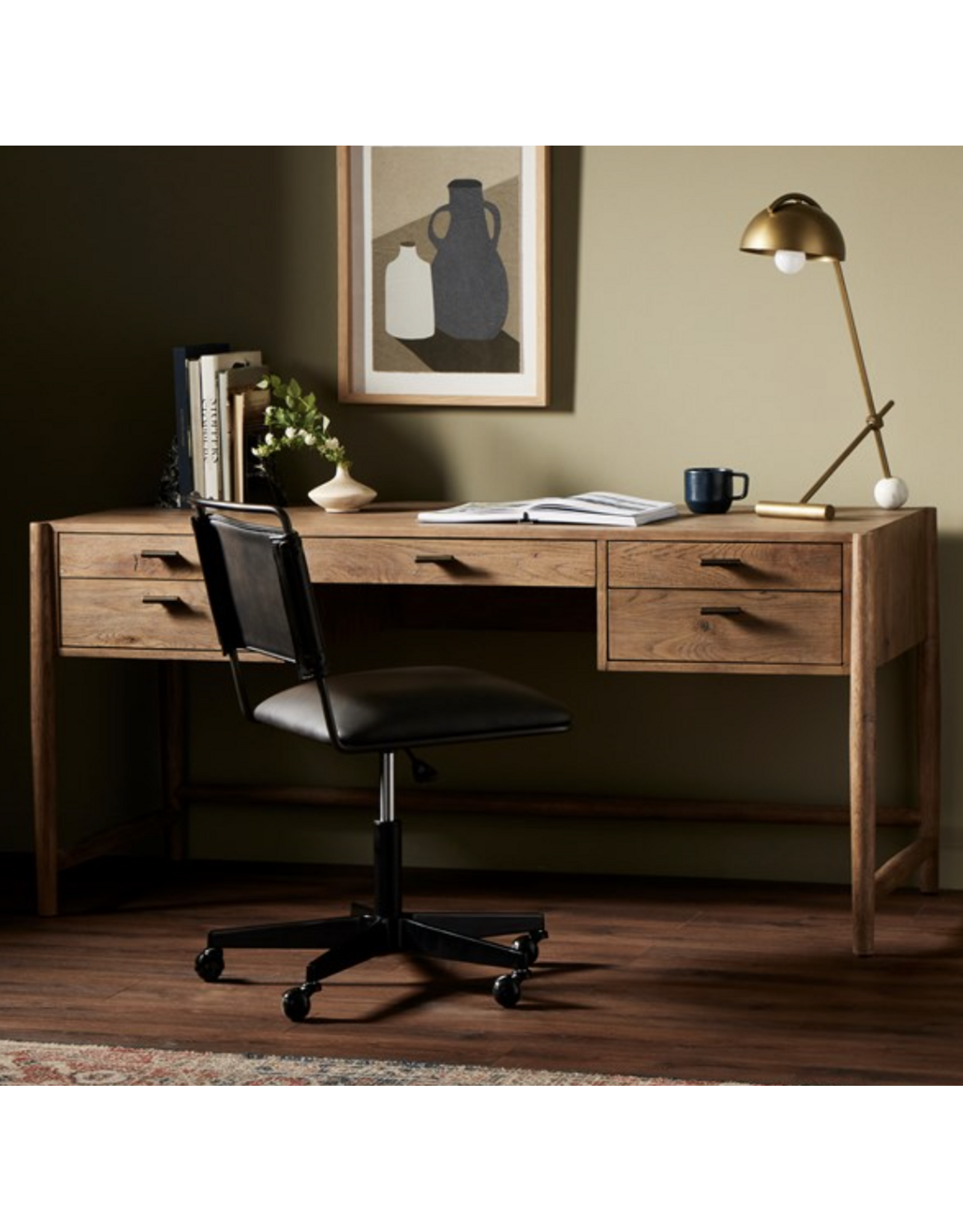 Glenview Desk - Weathered Oak