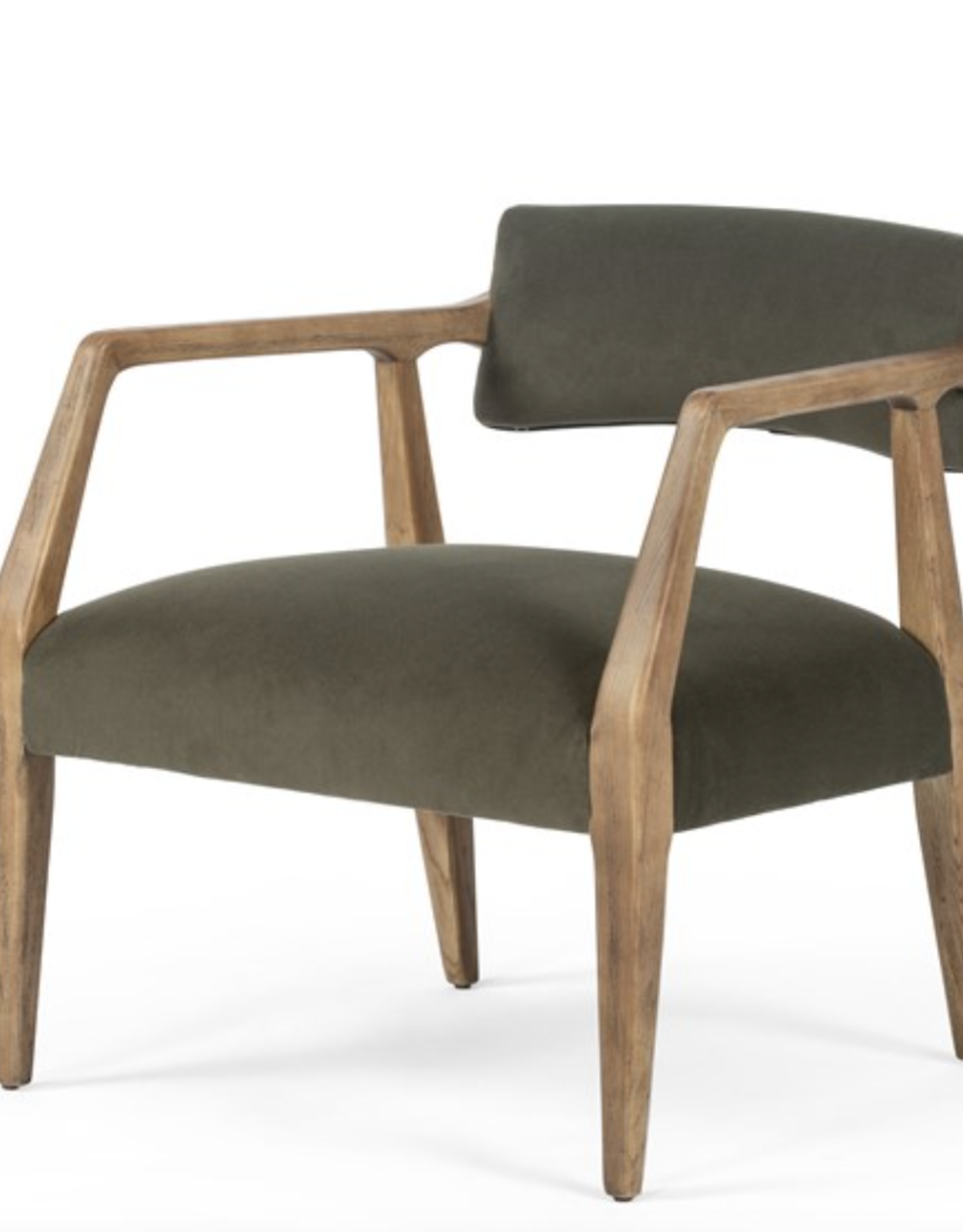 Tyler Chair - Modern Velvet Loden