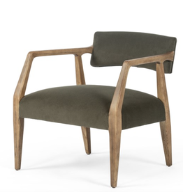 Tyler Chair - Modern Velvet Loden