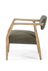 Tyler Chair - Modern Velvet Loden