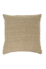 Lina Linen Pillow, Dune 24x24