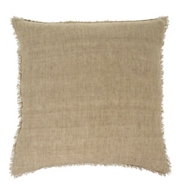 Lina Linen Pillow, Dune 24x24