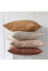 Lina Linen Pillow, Dune 24x24