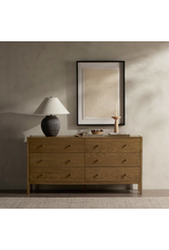 Meadow 6 Drawer Dresser in Tawny Oak