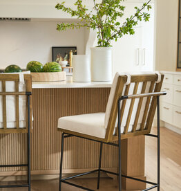 Crete Counter Stool in Savile Flax