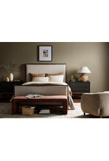 Parma Ceramic Table Lamp, Dark Sand