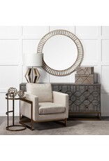 Edwards (26"H) Gold Metal Base w/ Cream Fabric Shade Table Lamp