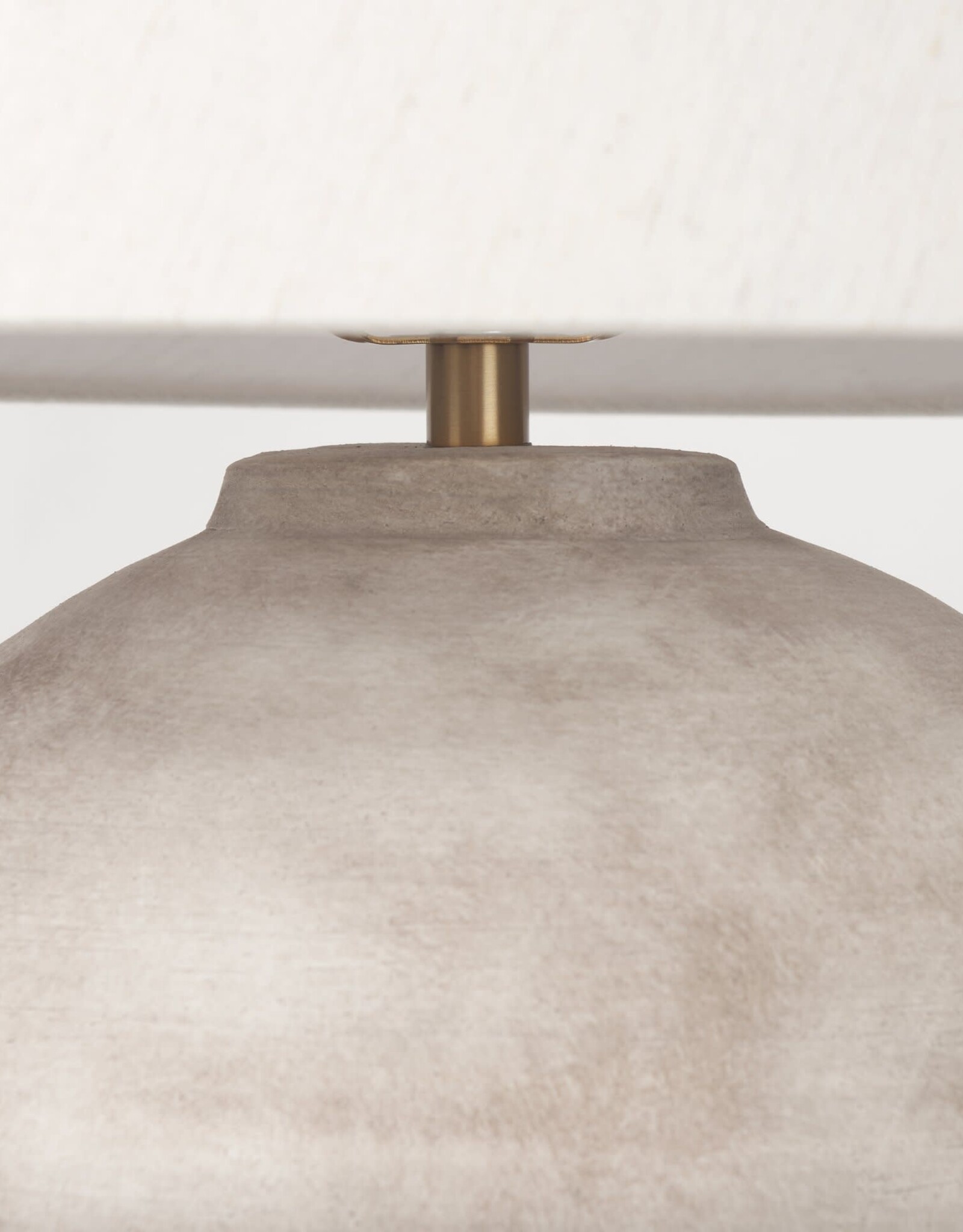 Marvin Taupe Ceramic Table Lamp