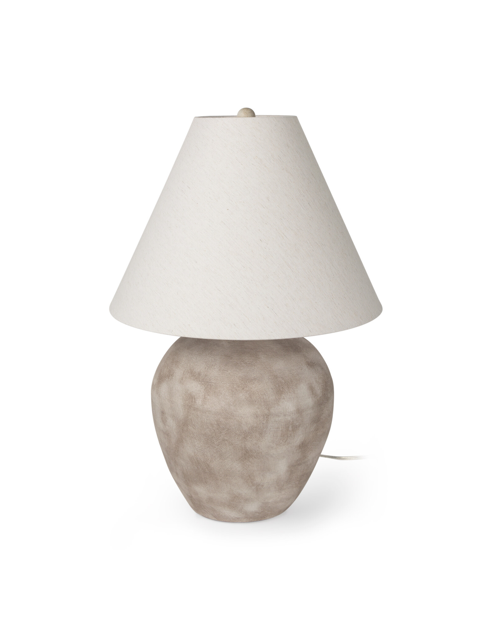 Marvin Taupe Ceramic Table Lamp