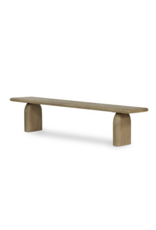 Sorrento Dining Bench in Aged Drift Mindi - 81"
