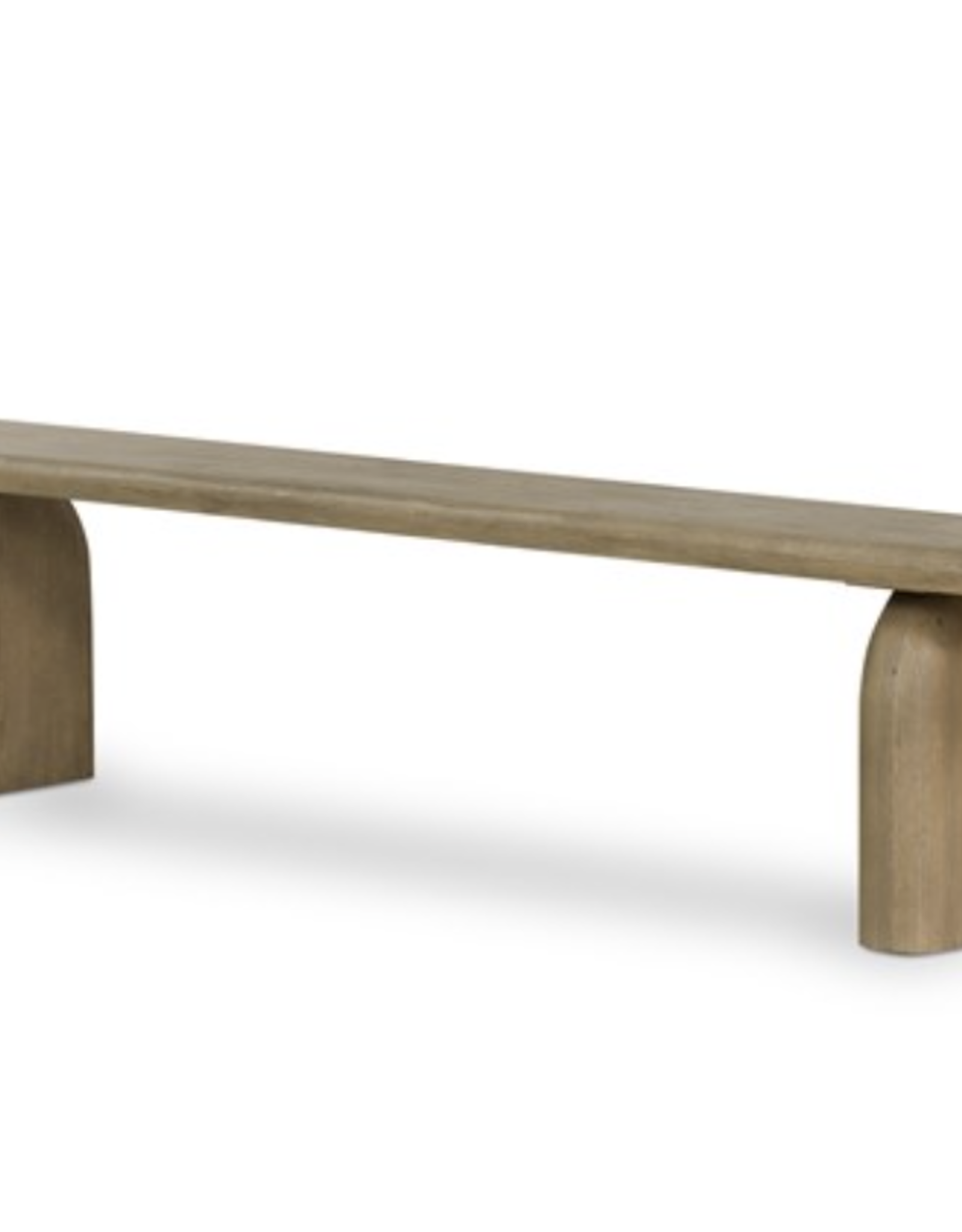 Sorrento Dining Bench in Aged Drift Mindi - 81"