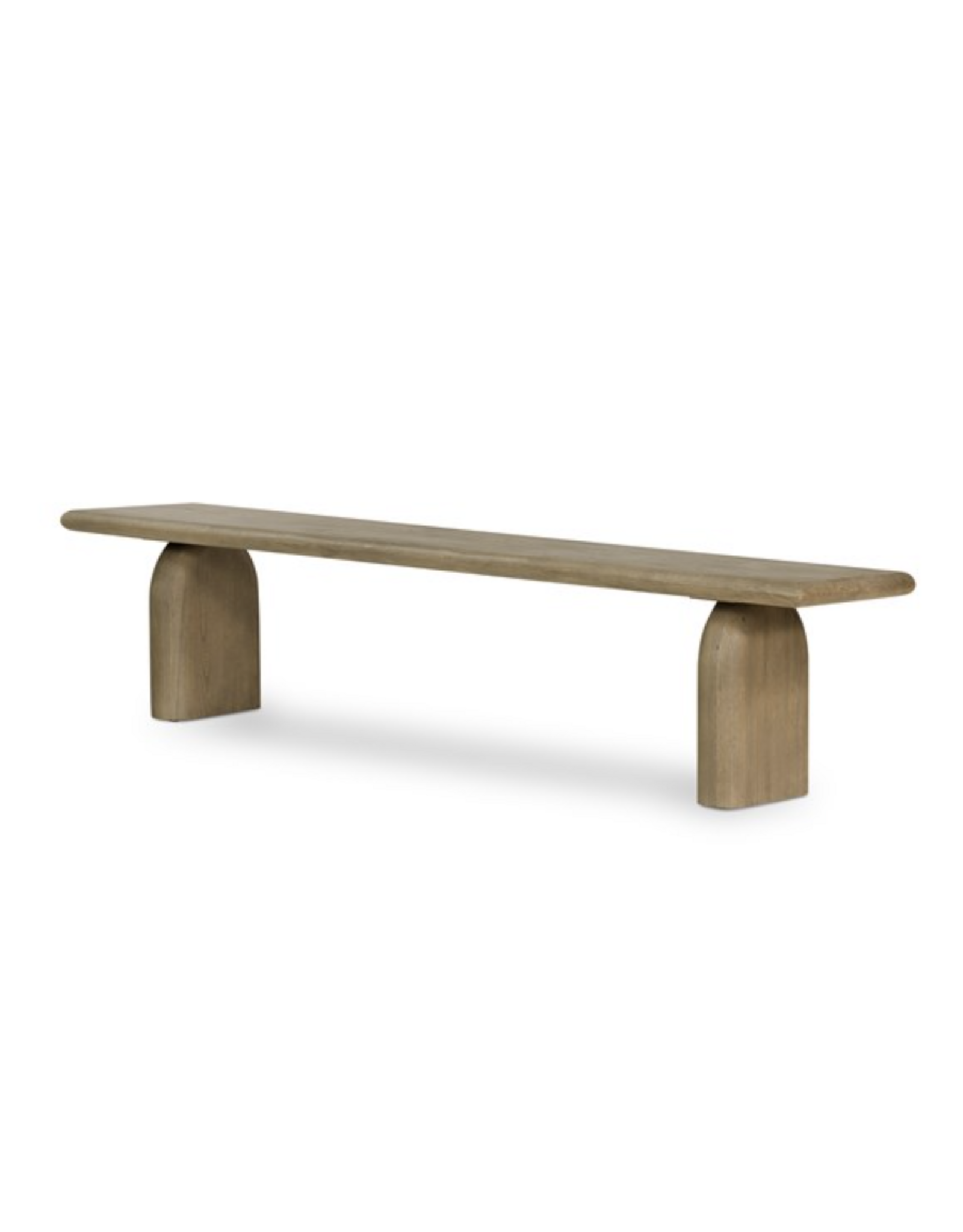 Sorrento Dining Bench in Aged Drift Mindi - 81"