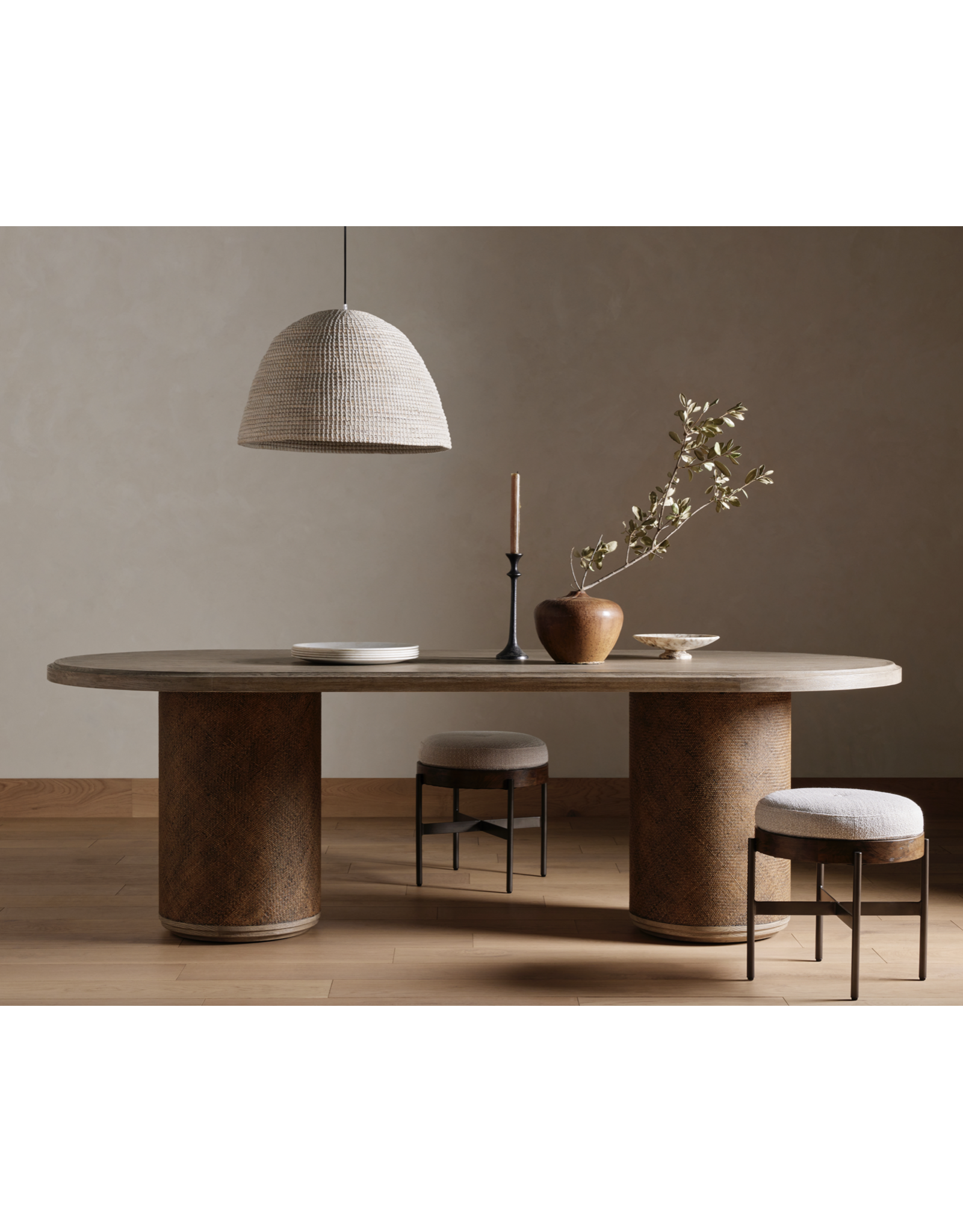 Kiara Dining Table - Weathered Blonde