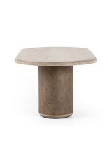 Kiara Dining Table - Weathered Blonde