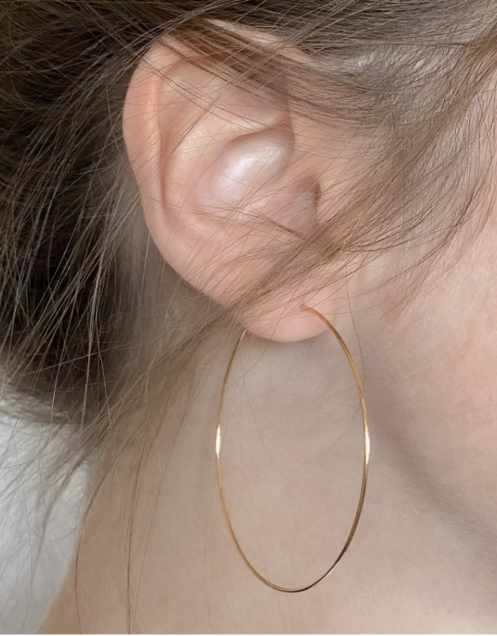 Petite Lola Hoop Earrings - Gold Filled