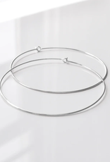 Petite Lola Hoop Earrings -Sterling Silver