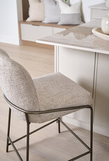 Astrud Bar Stool -Lyon Pewter