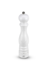 Paris White Lacquer Salt Mill  12"