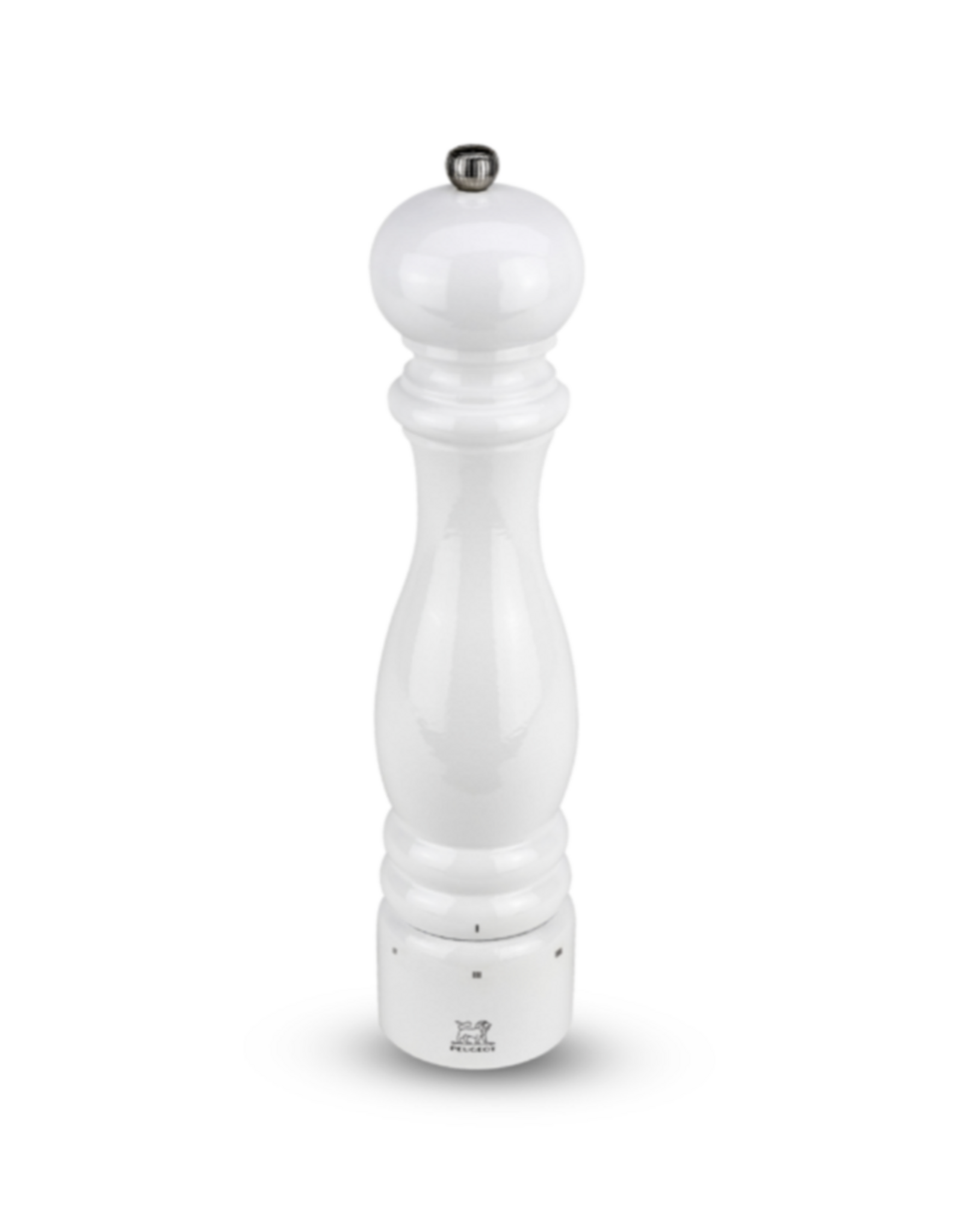 Paris White Lacquer Salt Mill  12"