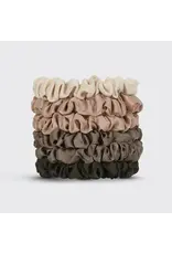 Ultra Petite Satin Scrunchies 6pc - Eucalyptus