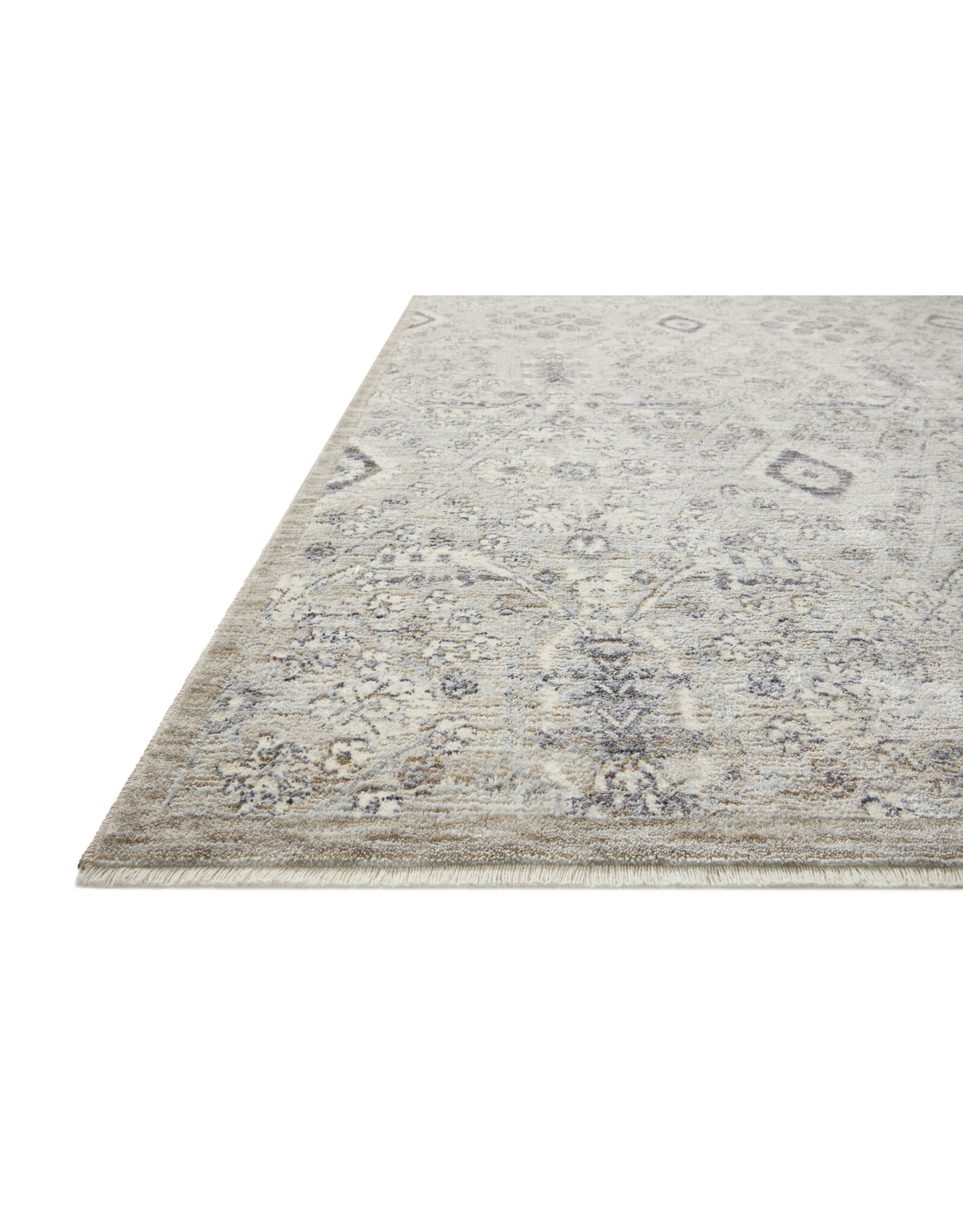Amber Lewis x Loloi Zuma Rug ZUM-07 Silver/Sky