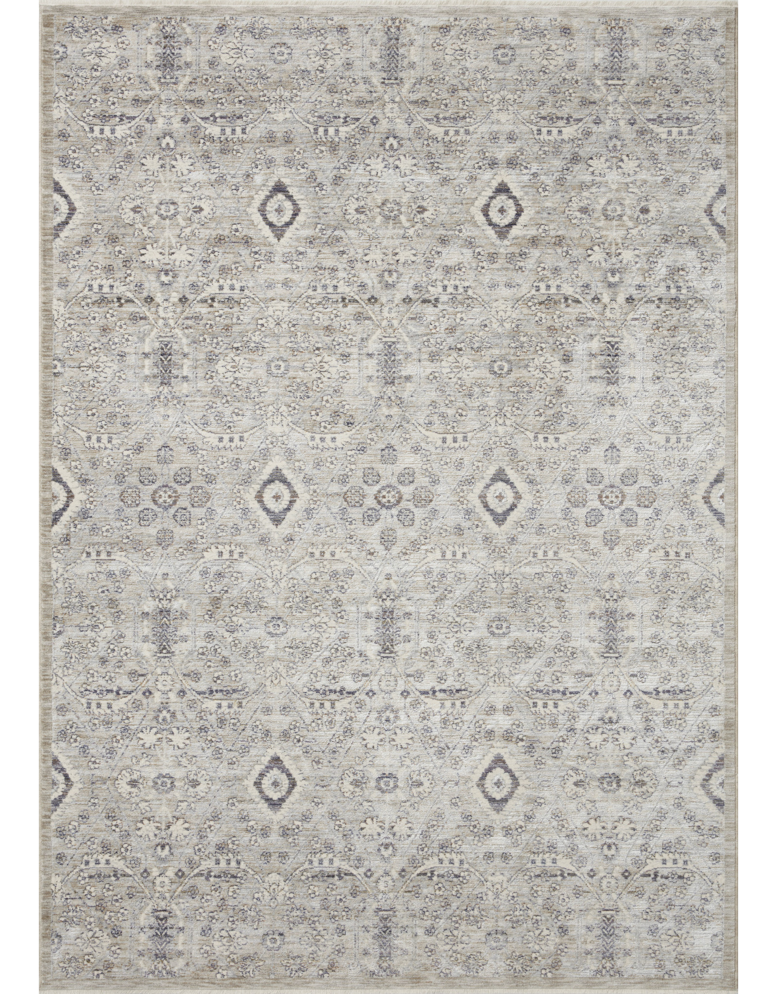 Amber Lewis x Loloi Zuma Rug ZUM-07 Silver/Sky