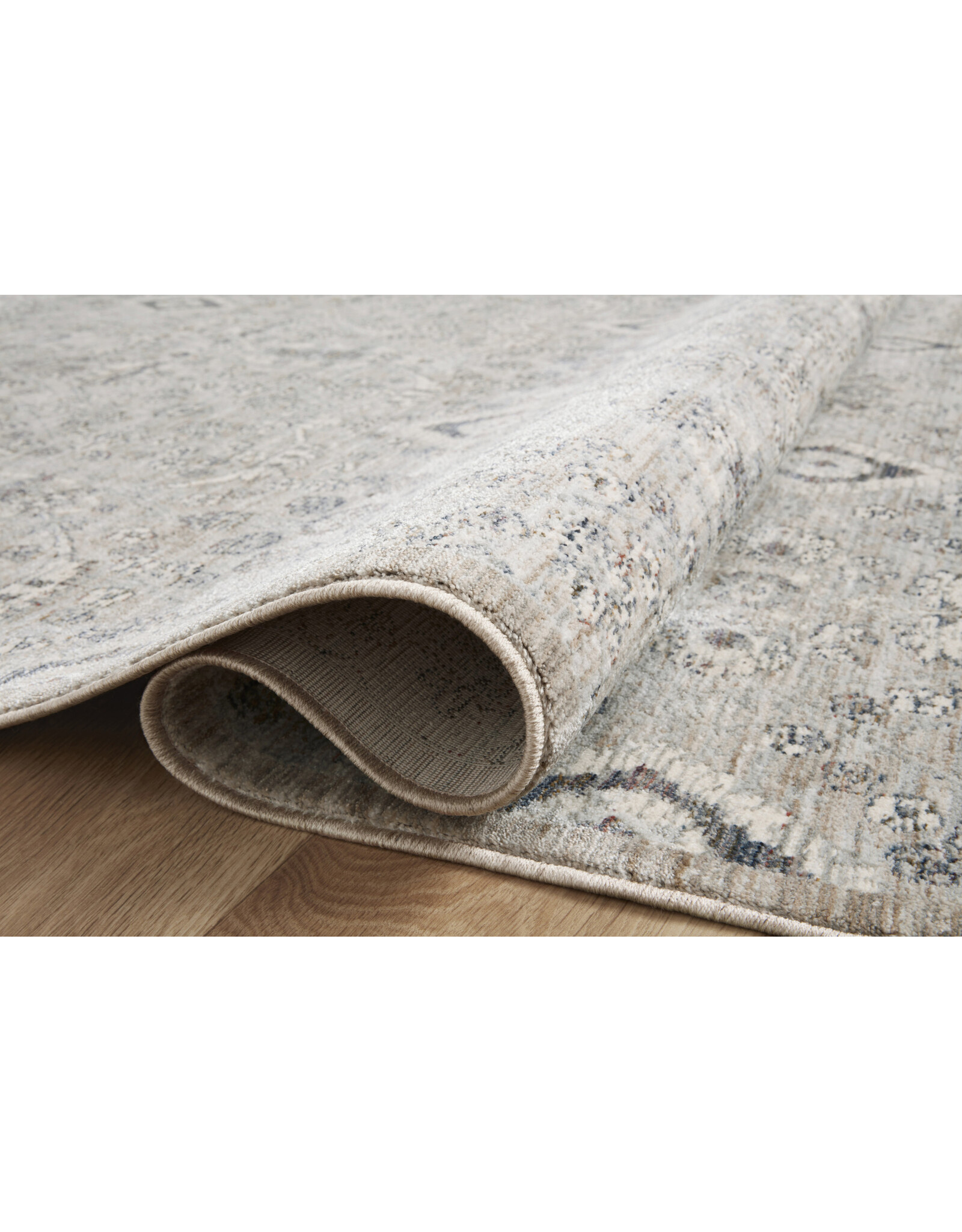 Amber Lewis x Loloi Zuma Rug ZUM-07 Silver/Sky