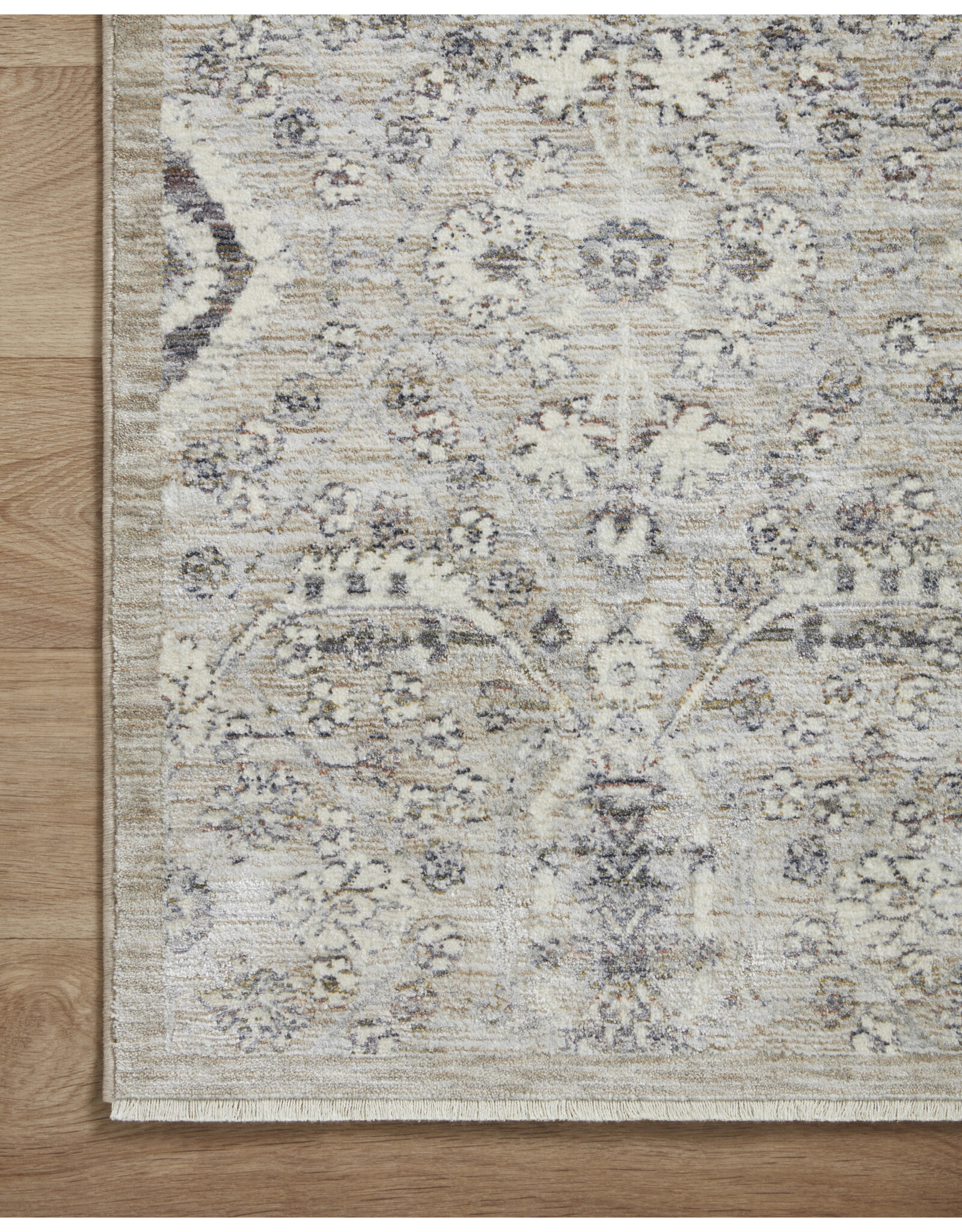 Amber Lewis x Loloi Zuma Rug ZUM-07 Silver/Sky