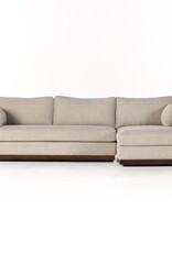 Lawrence 2pc Raf Sectional - 121"