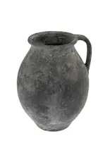 Rhodes Pitcher Vase, Black
