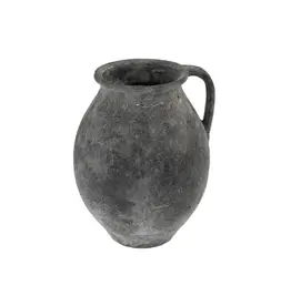 Rhodes Pitcher Vase, Black