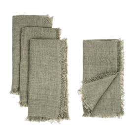 Linen Napkins S/4, Laurel