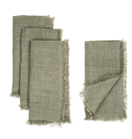 Linen Napkins S/6, Laurel