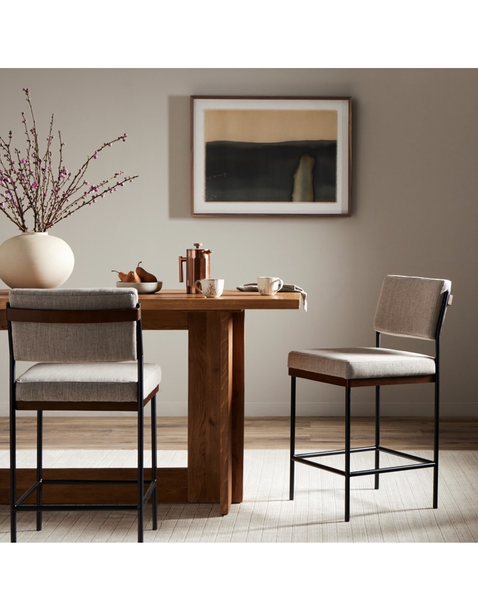 Benton Counter Stool in Savile Flannel