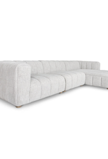 Envy 3 pc Sectional - LAF Chaise in Coconut