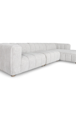 Envy 3 pc Sectional - RAF Chaise in Coconut