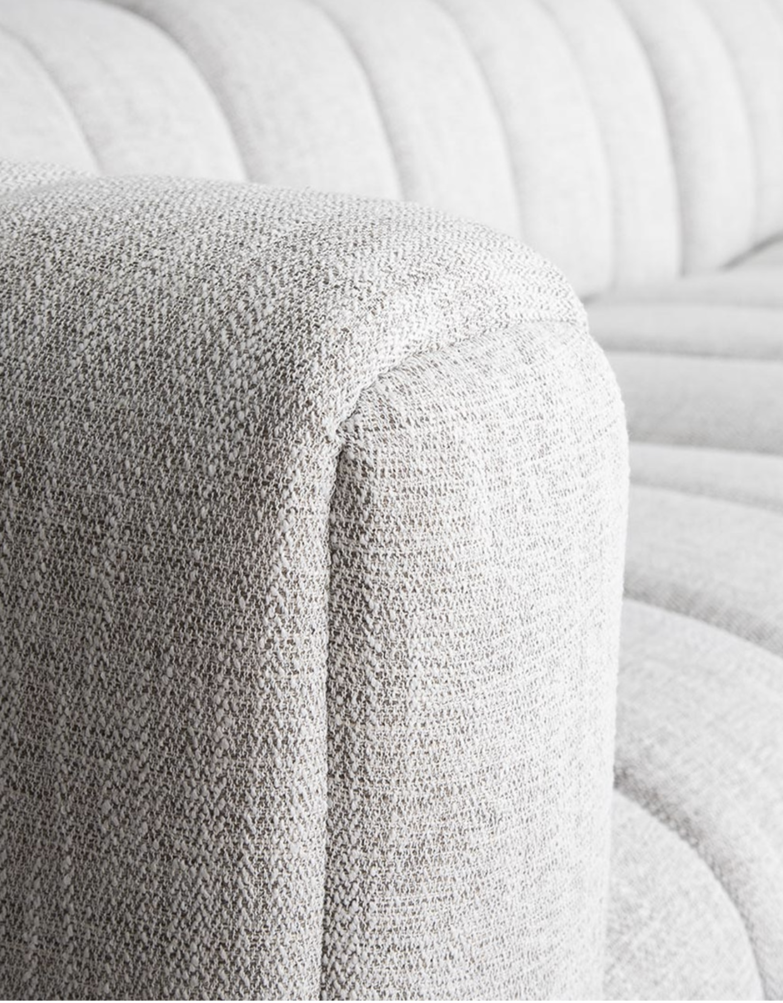 Envy 3 pc Sectional - LAF Chaise in Coconut