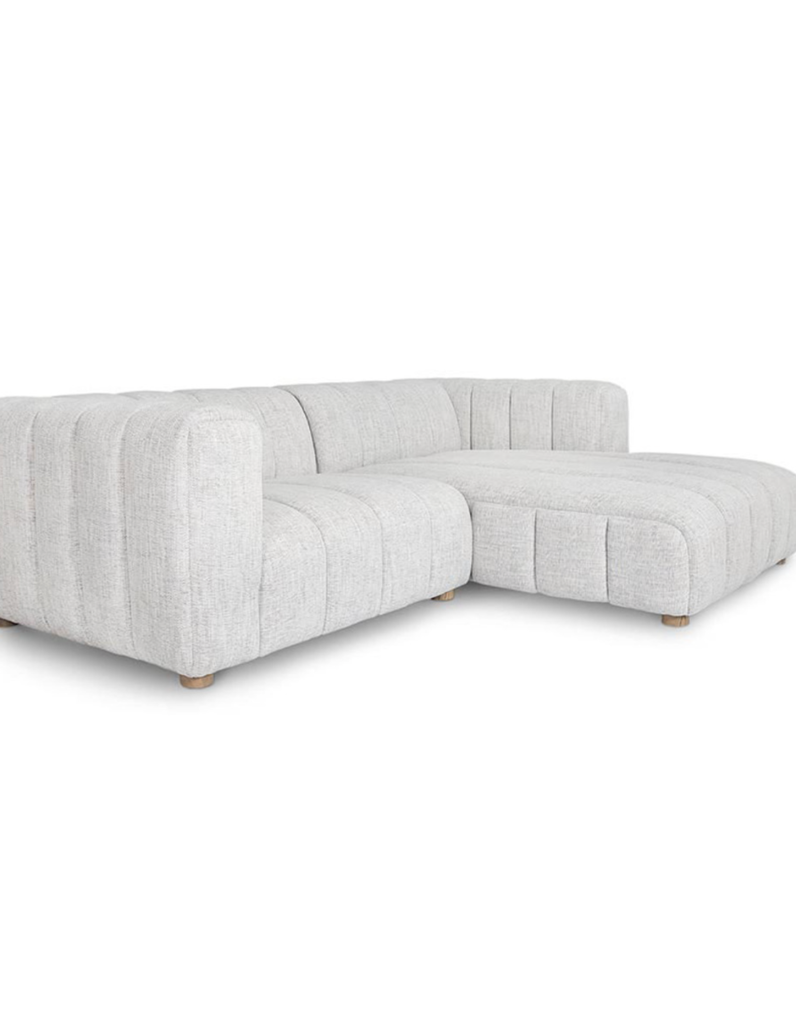 Envy 2pc Sectional RAF Chaise in Coconut